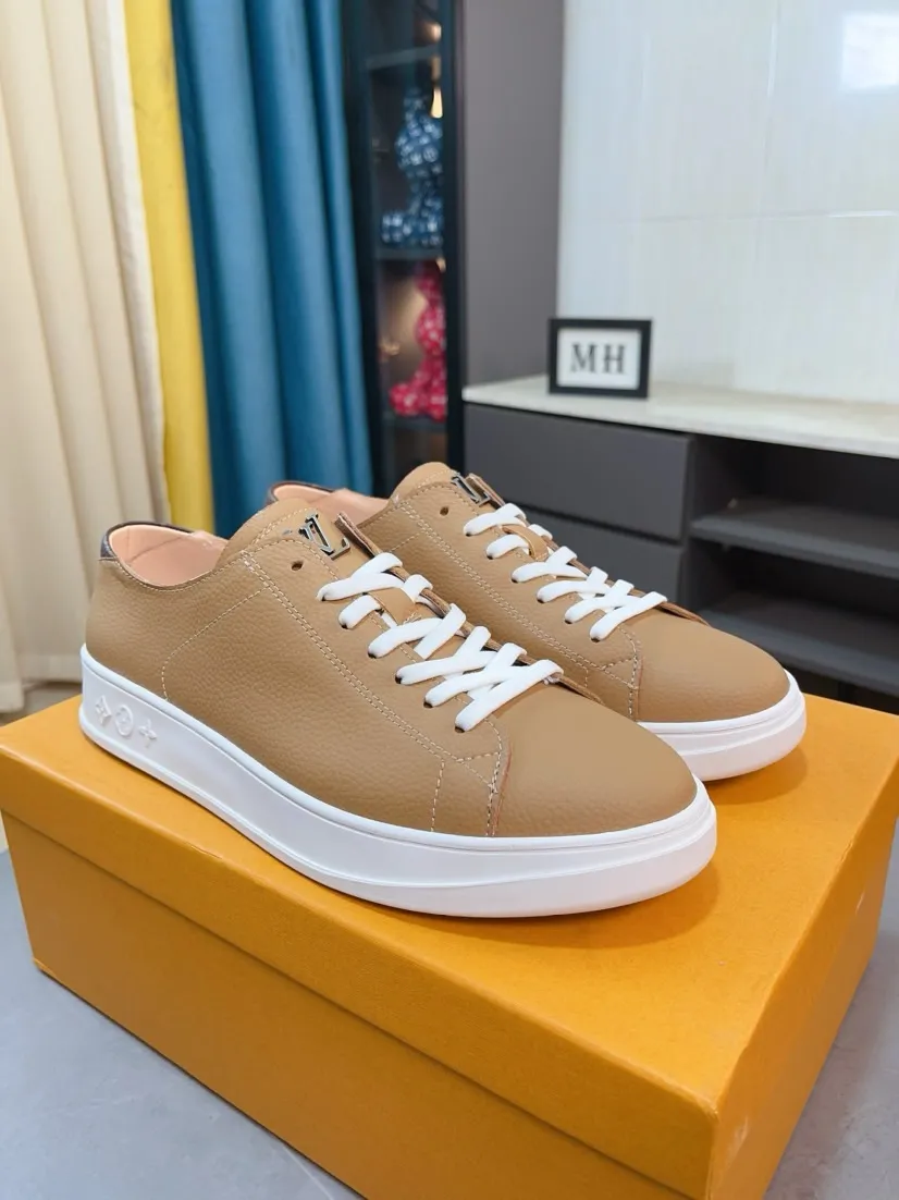 Men's shoes💰440🌹🌹[LV]🌹High-end brand of men's shoes: official website 1:1 latest masterpiece: the upper is made of Italian imported first-layer cowhide with special materials➕made of full genuine leather lining🔥, making walking more convenient and comfortable! Exclusive new style, stunning work [color]! Create a fashionable personality to set off your uniqueness! A must-have for trendy men! Classic🔥Number: 38-44